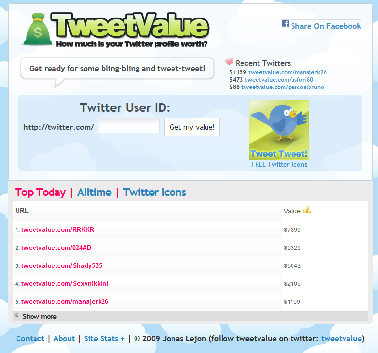 tweetvalue